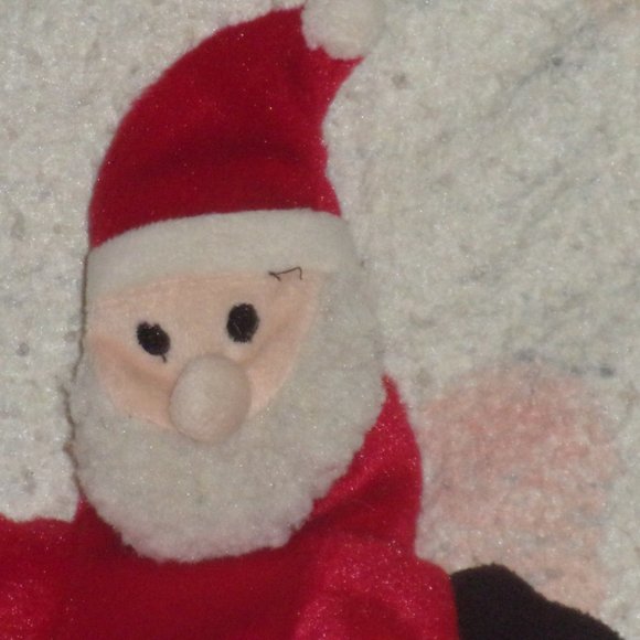 Plush Unstuffed Animal Red and White Santa Clause Toy Tagless - Picture 3 of 10